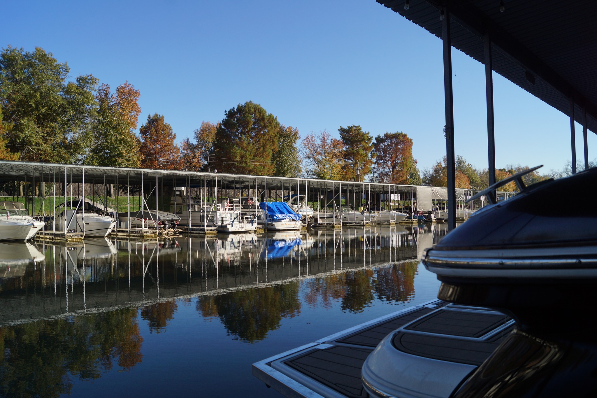 Lake Center Marina slips and storage